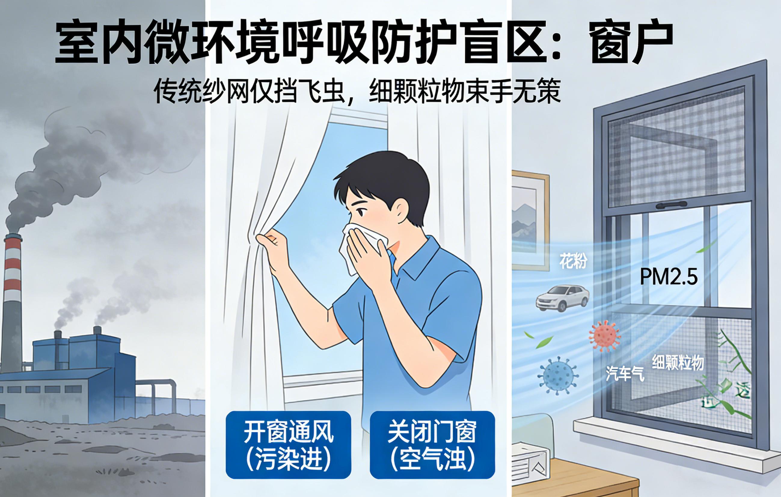 破霾而出，窗紗革命：首款高效防塵霾窗紗重磅面世，定義健康人居新維度